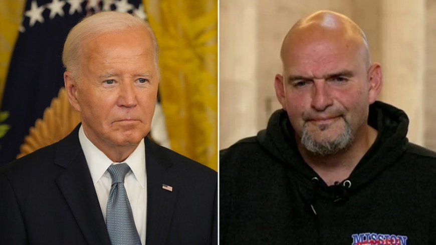 Fetterman doubles down on support for Biden amid calls for him to withdraw: 'He's been a great president'