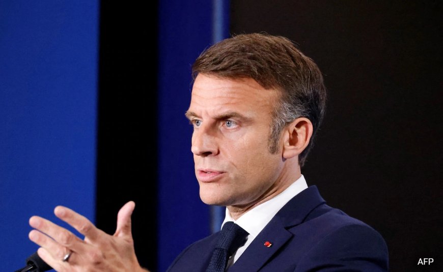 Macron Says France Will Continue To Support Ukraine "As Long As Necessary"