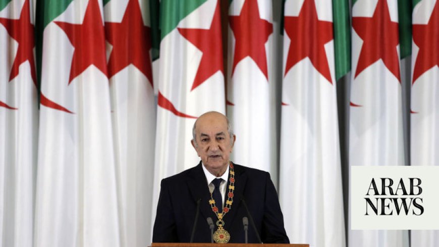 Algeria president says intends to run for second term