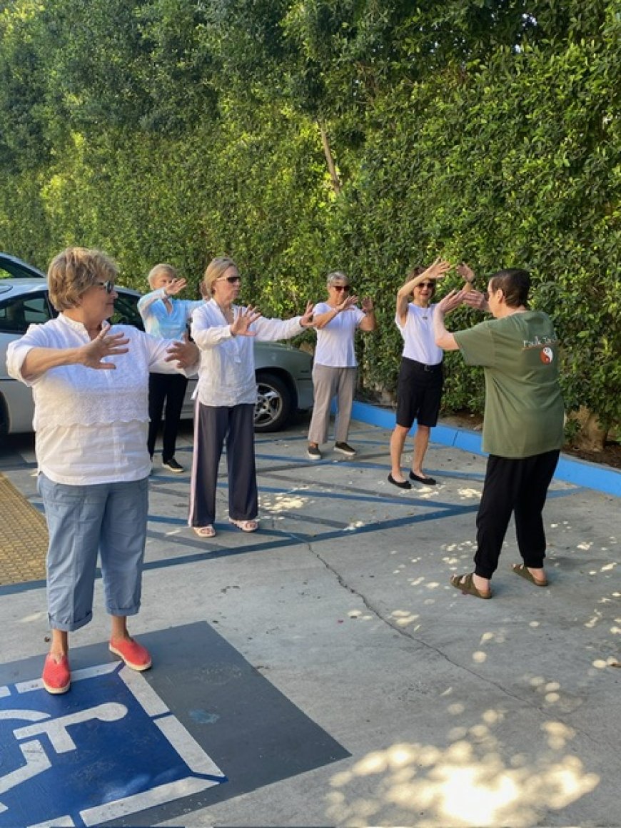 Tai Chi with Friends in the Desert