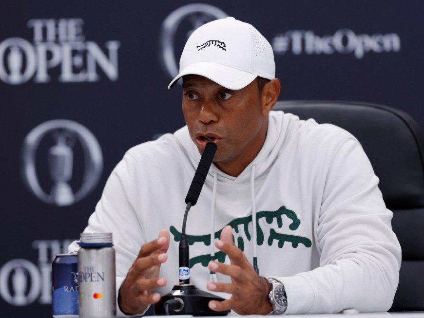 ‘I can still win’: Tiger Woods defiant before The Open at Royal Troon