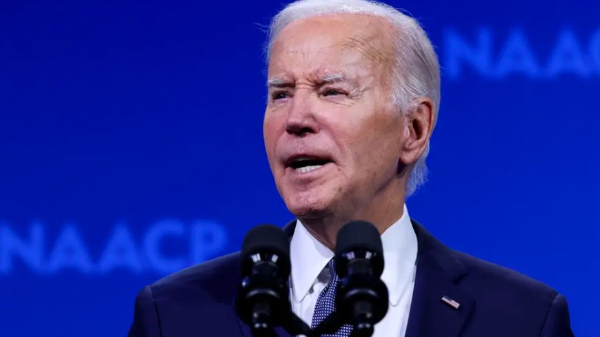 Biden calls to ‘lower the temperature’ then bashes Trump in NAACP speech