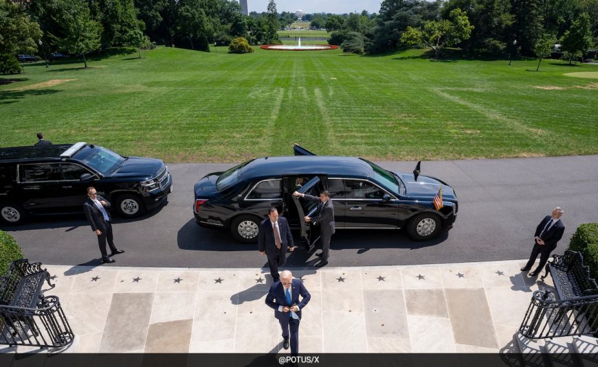 Biden Returns To White House After Exiting US Presidential Race