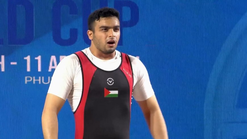 Palestinian weightlifter loses place at Olympics because of Gaza war