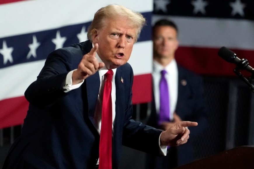 Trump blasts 'lunatic' Harris in first rally since Biden dropped out