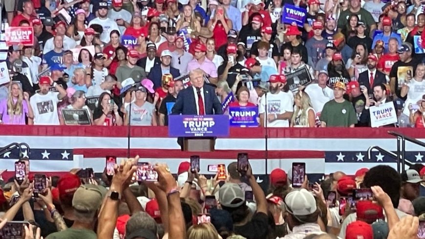 Dozens of attendees stranded after vehicles towed during Trump rally in Charlotte: report