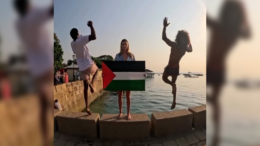 Tanzanian youth show solidarity with Palestinians