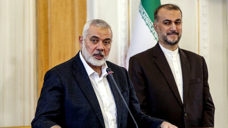 Military official says no US involvement in strike of senior Hamas leader in Tehran