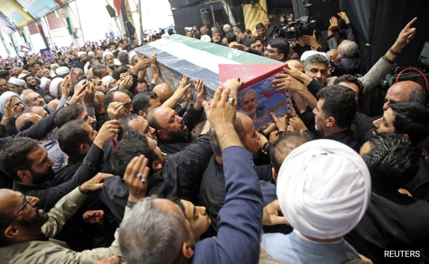 Hamas Chief Ismail Haniyeh Buried In Qatar, Thousands Attend Funeral