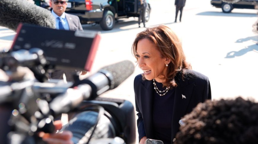 Harris takes questions, says she'll do full interview by end of August