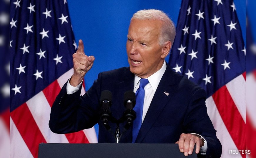 "Number Of My Colleagues Thought...": Biden On Dropping Out Of US Polls