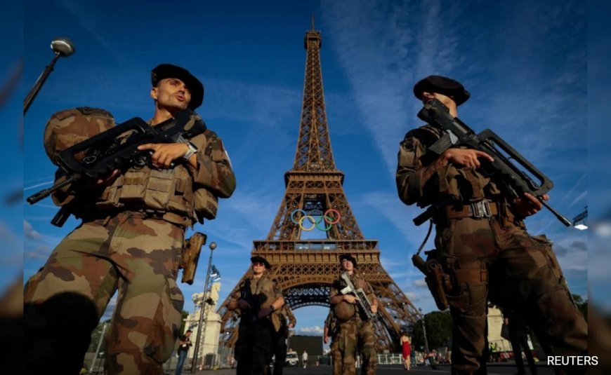 Man Scales Eiffel Tower On Last Day Of Paris Olympics, Arrested: Cops