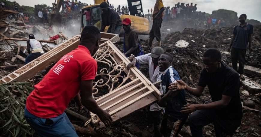 Landslide at Uganda rubbish dump kills at least 18 people