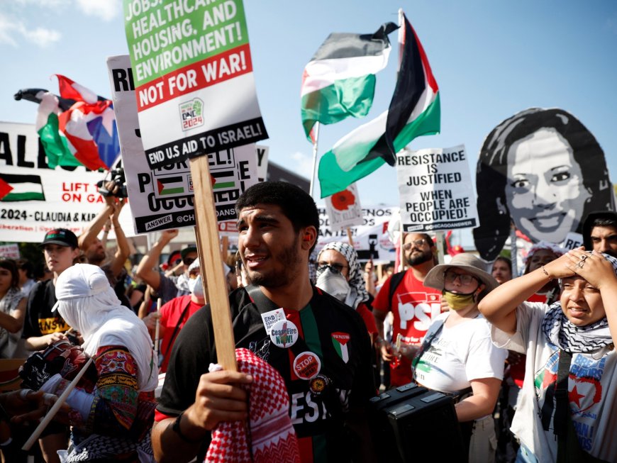 Democratic Convention protesters to Harris: Israel arms embargo or no vote