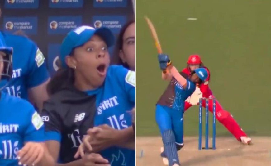 Watch: Teammates' Stunned Reaction Goes Viral As India Star Hits Winning Runs In The Hundred