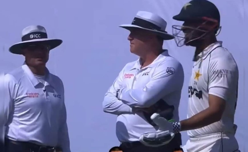 Watch: Pakistan Captain Shan Masood Furious With Third Umpire's Controversial Call In 1st Test vs Bangladesh