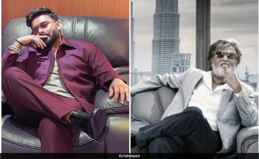 Rishabh Pant Mimics Rajinikanth's Iconic Pose, Cricket And Movie Fans Go Crazy