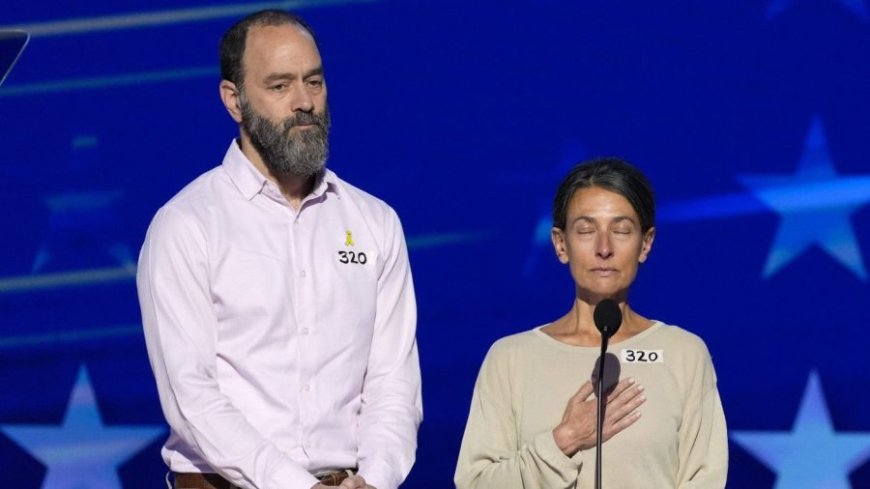 Hamas hostage's parents deliver emotional speech at DNC, urging for hostage deal