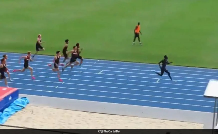 Watch: 16-Year-Old's Stunning Sprint, Misses Usain Bolt's 100m World Record By A Whisker