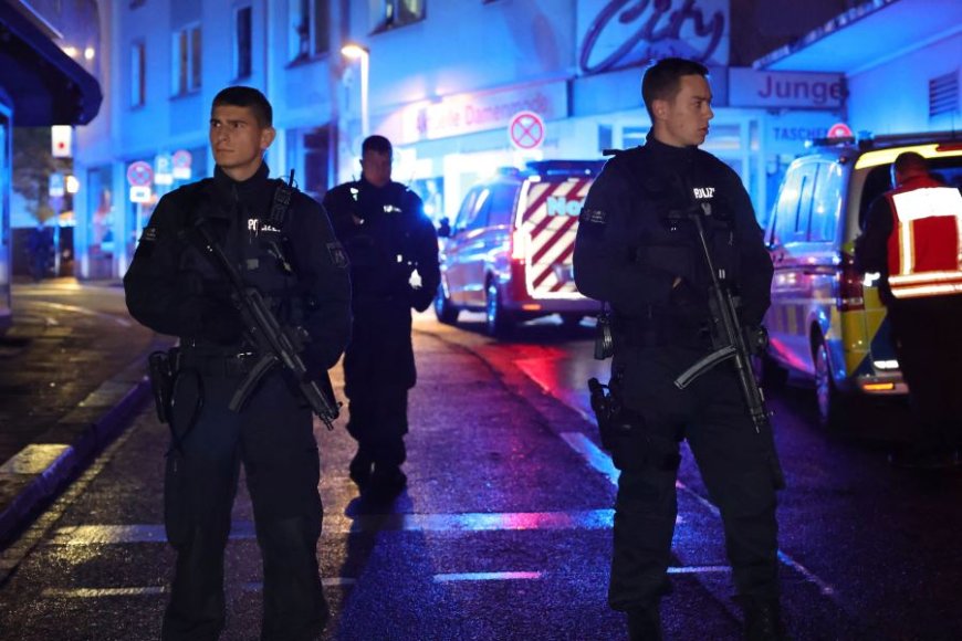 An attack at a festival in a German city kills 3 people and seriously wounds at least 5