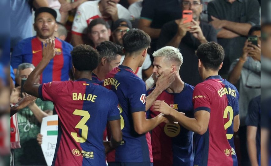 La Liga: Dani Olmo Clinches Barcelona Comeback Win At Rayo On Debut