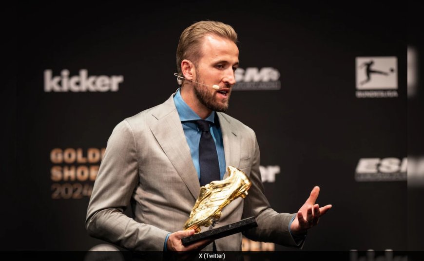 Harry Kane Receives European Golden Shoe In Munich