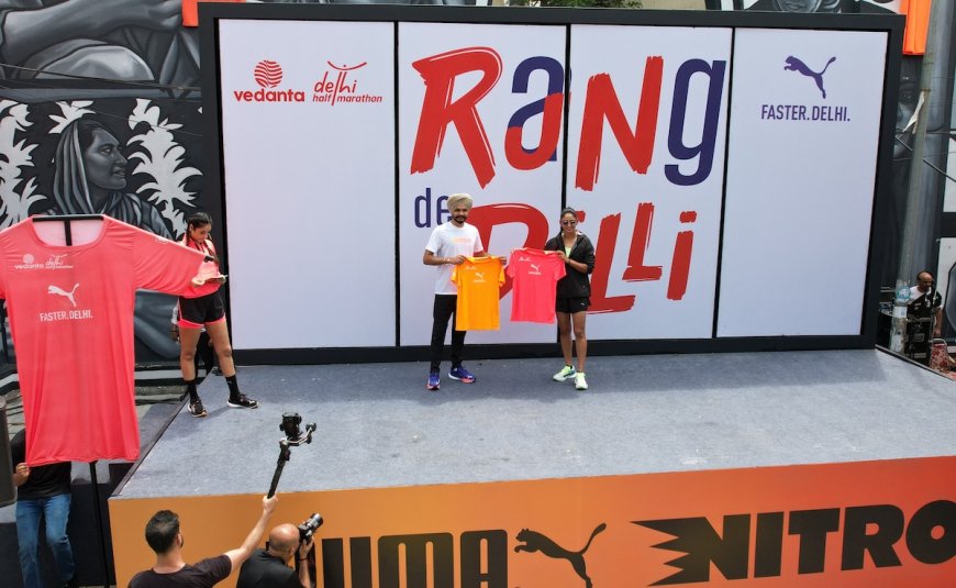 Harmanpreet Kaur, Sarabjot Singh Lead A Mammoth March With PUMA To Launch Vedanta Delhi Half Marathon 2024 Race Day Tees