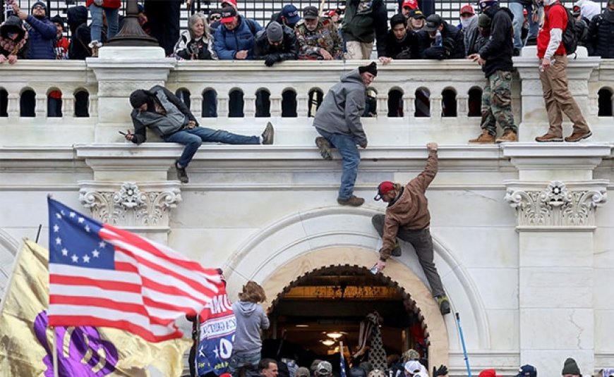 First January 6 Rioter To Breach US Capitol Jailed For More Than 4 Years