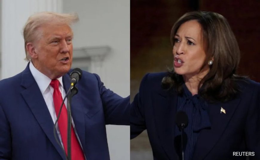 "She Is A Marxist": Slipping In Polls, Trump Targets Kamala Harris' Past