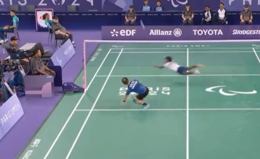 India Badminton Star Sivarajan Solaimalai's 'Flying Return' At Paralympics Is Viral. Watch