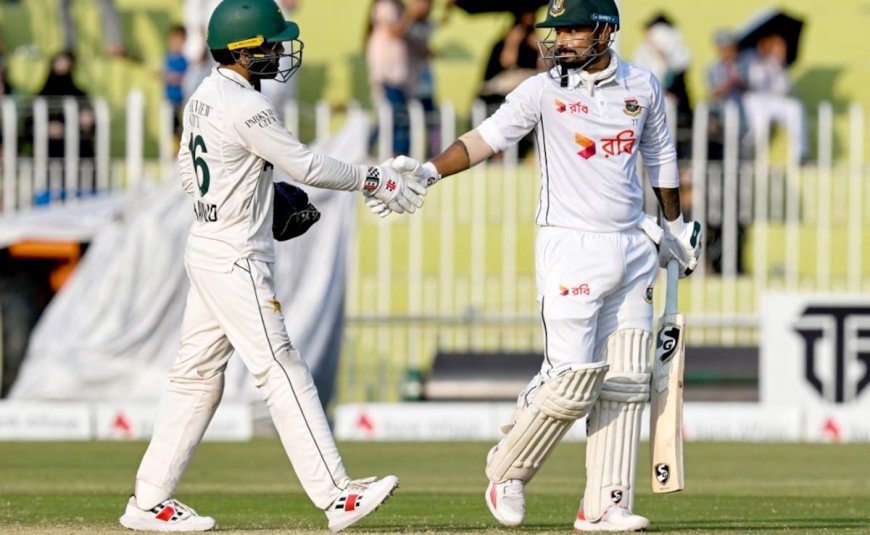 Ton-up Litton Das Helps Bangladesh Thwart Pakistan In Second Test