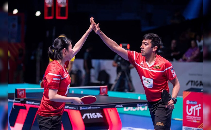 Chennai Lions vs Athlead Goa Challengers Highlights, Ultimate Table Tennis 2024: Harmeet Desai Shines As Goa Defeat Chennai