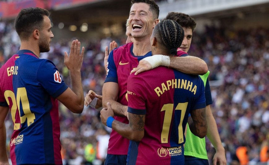 Raphinha Bags Hat-Trick As Barca Hit Real Valladolid For Seven