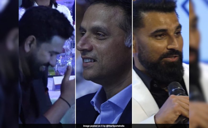 Watch: Trolled By Mohammed Shami For Dropping Him, Rohit Sharma And Rahul Dravid In Splits