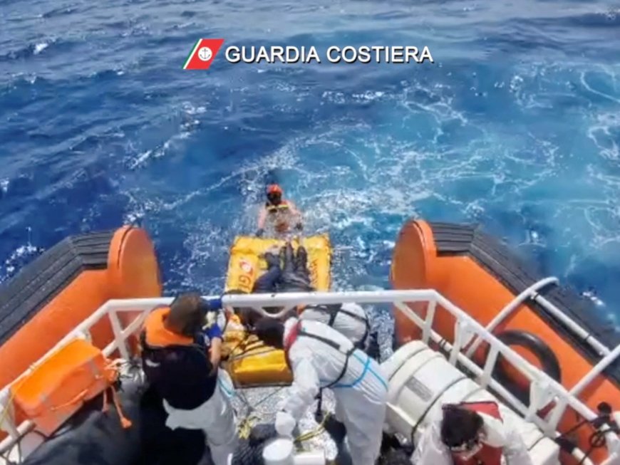 At least 21 people missing after boat capsizes off Italian island