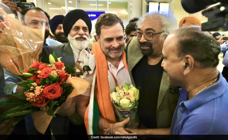 "Truly Delighted": Rahul Gandhi Gets Warm Welcome In US