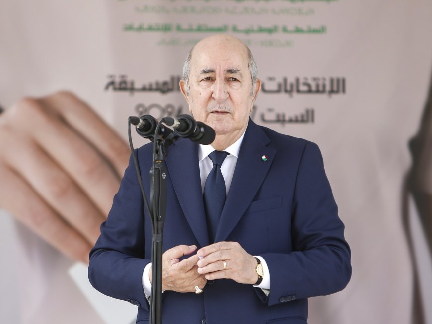 Algeria’s Abdelmadjid Tebboune re-elected president with 94.7 percent vote