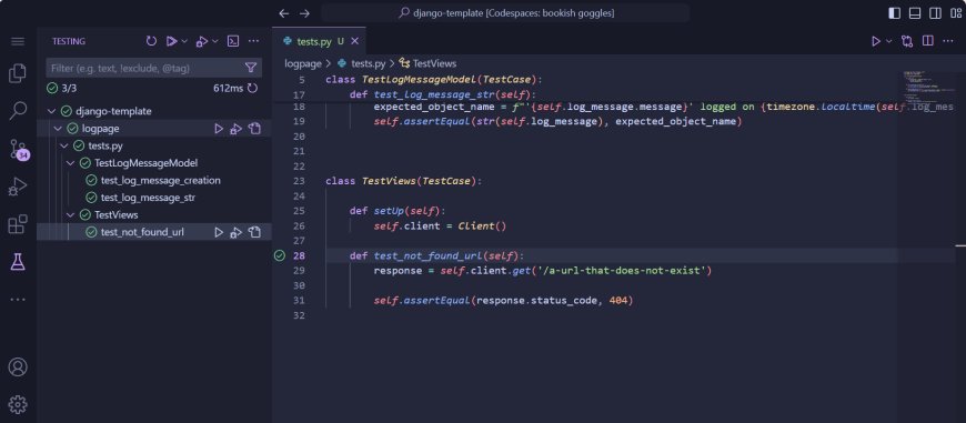 VS Code Python擴充套件更新，新增Django單元測試功能