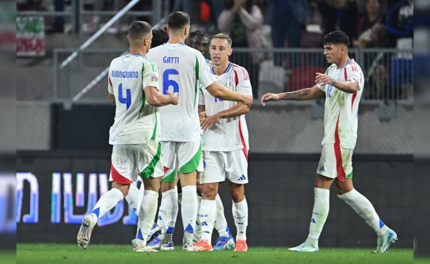 Italy Beat Israel To Top Nations League Group