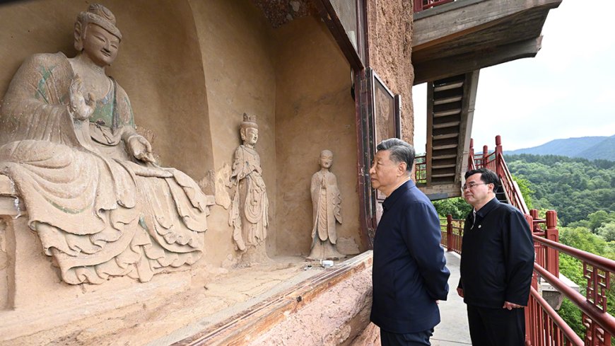 澎湃早晚报｜早餐湃·习近平赴陕甘考察