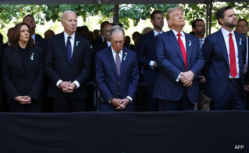 Hours After Fiery Debate, Trump And Kamala Harris Attend 9/11 Memorial