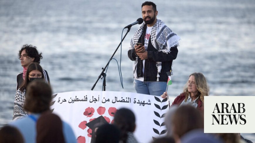 Hundreds gather on Seattle beach to remember American activist killed by Israeli military