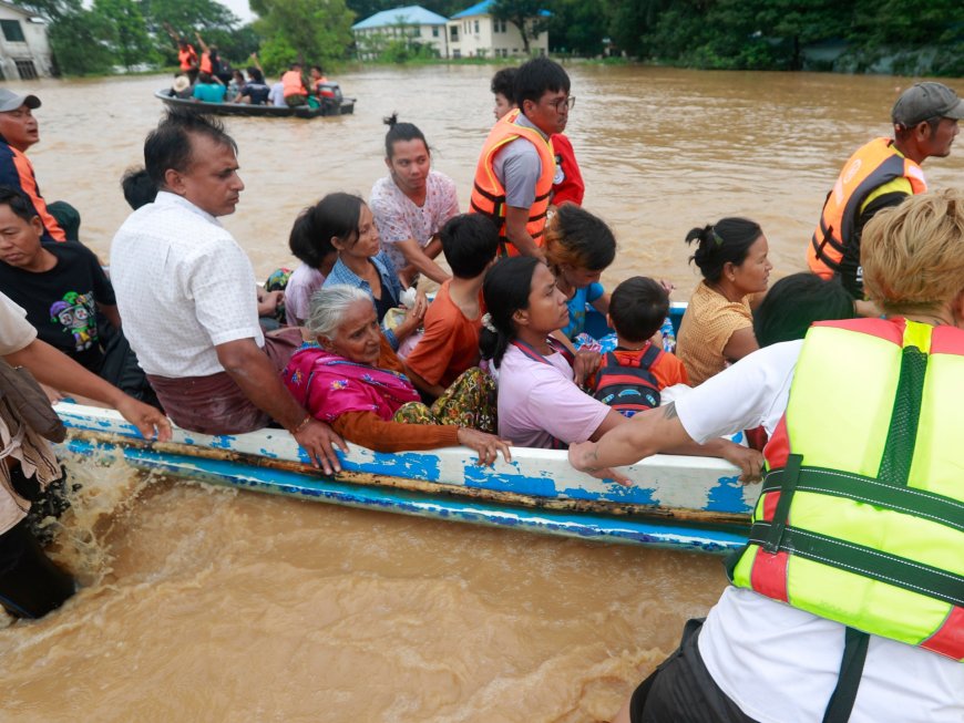 Myanmar’s military chief says foreign aid needed after deadly floods