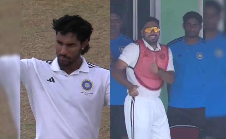 Watch: Avesh Khan's Hilarious Dance Moves To Celebrate Tilak Varma's Ton Steal Show