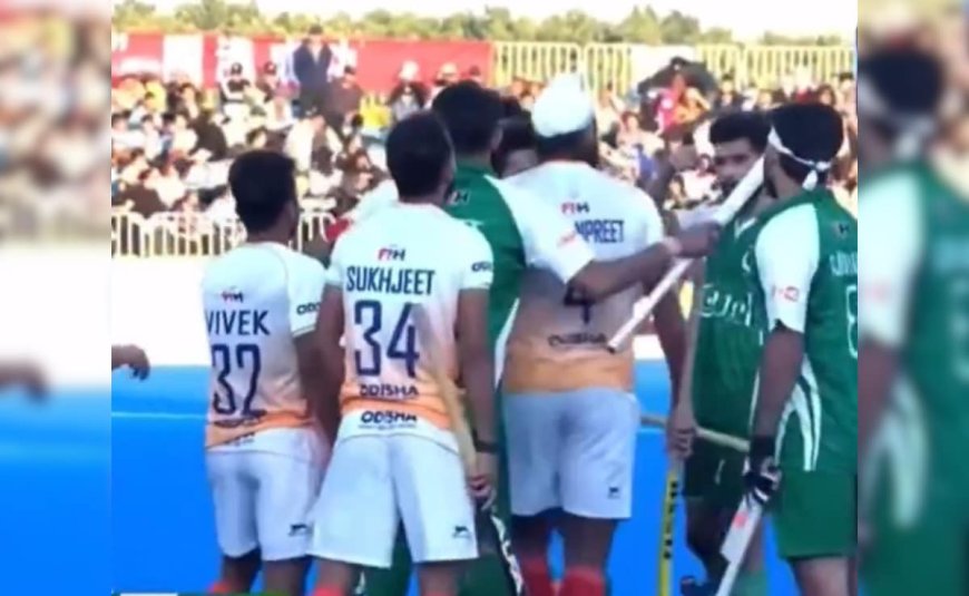 Video: India, Pakistan Players Clash On Field As Asian Champions Trophy Match Heats Up