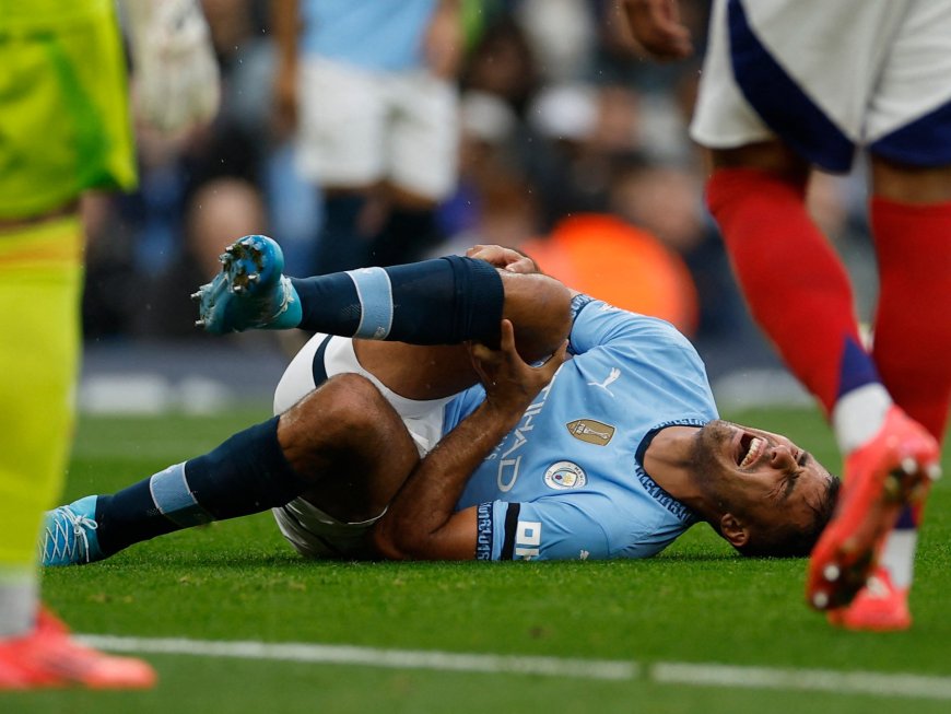 Manchester City’s midfielder Rodri out for ‘a long time’ due to knee injury