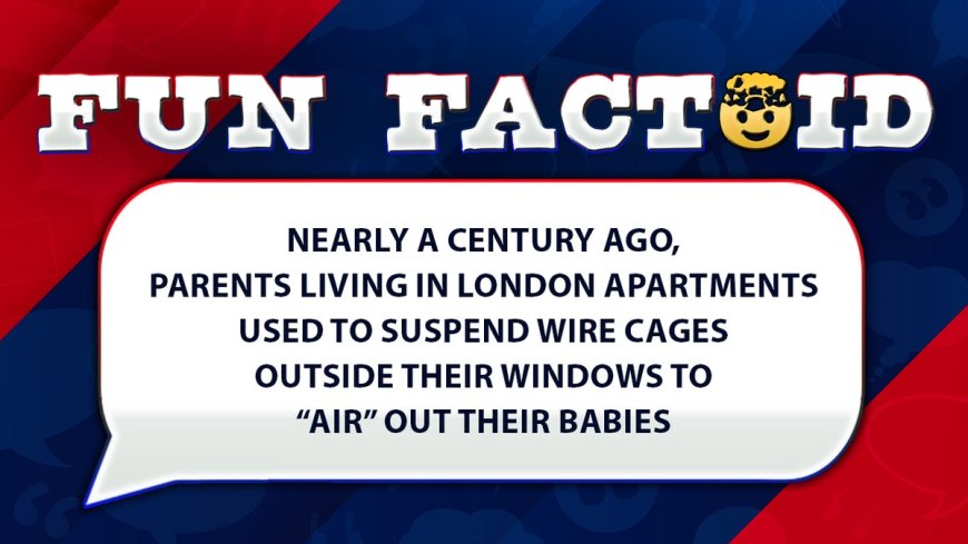 Fun Facts: In 1930s London, parents placed kids in 'baby cages' that hung outside apartment windows