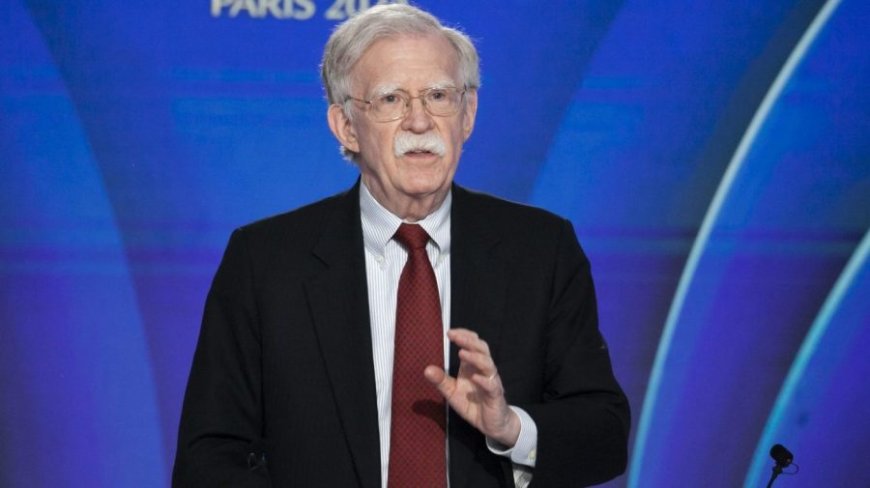 Bolton says Israel should destroy Iran's nuclear weapons program