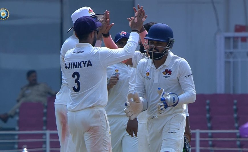 Mumbai Spinners Spark Rest Of India Collapse To Lay One Hand On Irani Cup